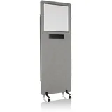 HJH Office Mittelstück mit Whiteboard 1700 x 600 mm Hellgrau
