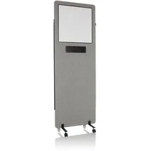 HJH Office Mittelstück mit Whiteboard 1700 x 600 mm Hellgrau