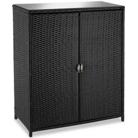 Tectake tectake® Aluminium Gartenschrank, wetterfest und UV-beständig, 3 herausnehmbare Einlegeböden, 84,5 x 40,5 x 103,5 cm | Schutzhüllen, Geräteschuppen