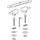 Geberit Scharniere (set) Für Wc-sitz, Absenkautomatik, 598157000