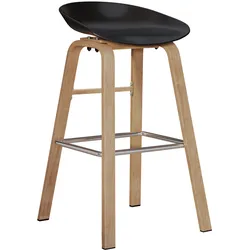 2er-Set Schalen Barhocker | Schwarz | Schalen Garten Barhocker,Terrassen Schalen Barhocker, Outdoor Schalen Barhocker