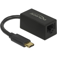 DeLock Netzwerkadapter 1 Gbps USB Typ-C USB-C RJ45), Netzwerkadapter,