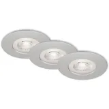 Briloner LED Einbauleuchte Kulana chrom-matt,