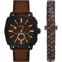 Fossil MACHINE Quarz Leder 42 mm FS6102SET
