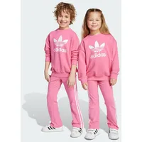 Adidas Loose CREW Flared Kids Leggings Set - pink
