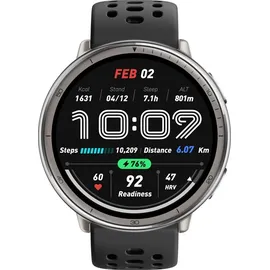 Amazfit Active 2 schwarzes Sport-Silikon