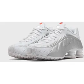 Nike Shox R4 Damen White/Metallic Silver/Max Orange/White 36,5