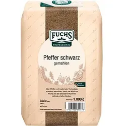 Fuchs Pfeffer schwarz gemahlen Gewürz, 1,0 kg