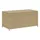 vidaXL Gartentruhe 190 l 50 x 50 cm Beige