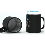 SC Freiburg SC Tasse Rag sandgestrahlt