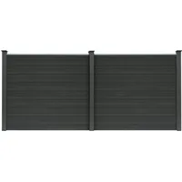 Home Deluxe WPC Sichtschutzzaun CALLADO - 2 x Element