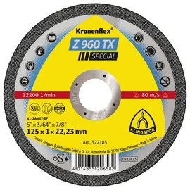 KLINGSPOR Trennscheibe Z 960 TX 125x1 mm 25 Stück
