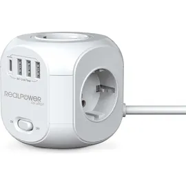 Realpower PowerBox 431 1,8 m, 4 AC-Ausgänge, 250 V, 50 Hz