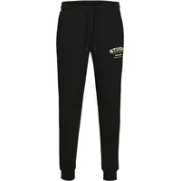 JACK & JONES Sweathose in schwarz, - M