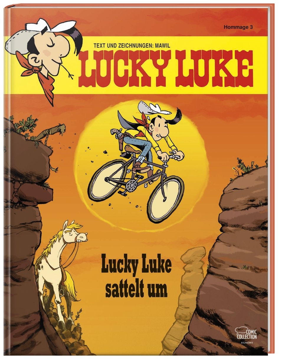 Lucky Luke Sattelt Um / Lucky Luke Hommage Bd.3 - Mawil  Gebunden