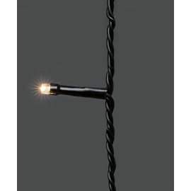 Konstsmide LED-Lichtervorhang schwarz, 400 warm weiße Dioden schwarz
