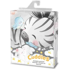 OEM Babybettwäscheset 100x135 Zebra Kuscheltiere