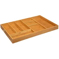 Five 5five Simply Smart Besteckkasten Bambus mit 3 Fächern