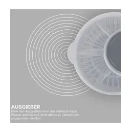 Pro Home Salatschleuder 3in1 2,7 Liter Ø 20 cm grau