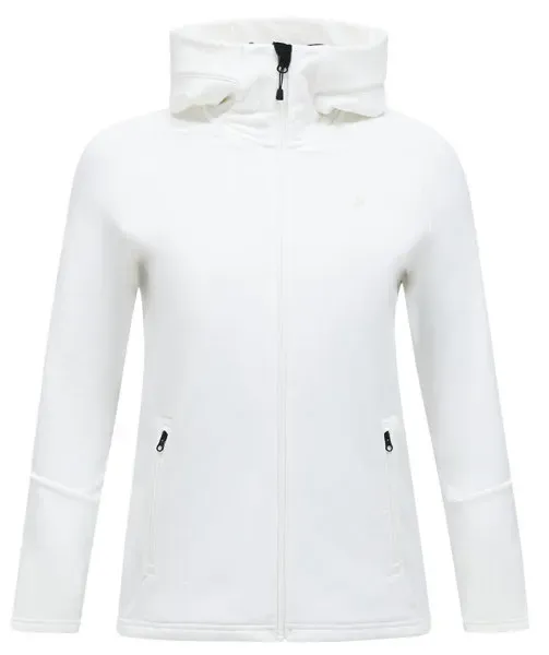 Peak Performance Performance Rider Essentials Zip Hood W - Fleecejacke - Damen - White - L