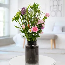 Blumenstrauß Feldstrauß mit Vase, verschiedene Größen