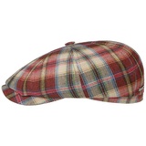 Stetson Flat Cap (1-St) Schirmmütze mit Schirm, Made in the EU beige 55 cm