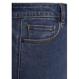 Buffalo Ankle-Jeans "in modischem Barrel-Stil", Damen, Gr. 44, N-Gr, dunkelblau washed, Denim/Jeans, Obermaterial: 92% Baumwolle, 6% Polyester, 2% Elasthan, figurumspielend knöchelfrei, Jeans, in angesagter Barrel-Form, lockeres Bein, bequem