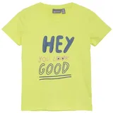 Color Kids T-Shirt COT-shirt W. Print -S/S, Girl 741410 Kids T-Shirt mit Quick Dry Funtkion in Gelb | Gr.: 98