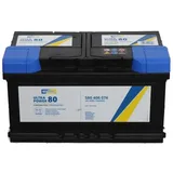 Cartechnic Starterbatterie Autobatterie ULTRA POWER 80 AH 740A