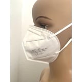 1x FFP2 NR Mundschutz weiß Feinstaubmaske CE2163 - Weiß