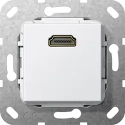 Gira 567003 HDMI K-Peitsche Einsatz Reinweiß