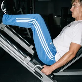 adidas WORKOUT ESSENTIALS ALL-SET 3-STREIFEN Hose Ray Blue/White XL