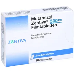 Metamizol Zentiva 500 mg Filmtabletten 10 St