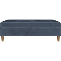 dorel home Lilly Velourstoff blau