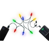 goobay Smartphone-USB-Ladekabel mit LED-Leuchten