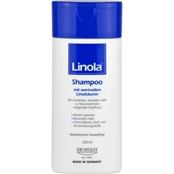 Linola, Shampoo, Shampoo für empfindliche Kopfhaut (200 ml, Flüssiges Shampoo)