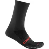 Castelli Re-Cycle Thermal 18 Radsocken Schwarz 35-39