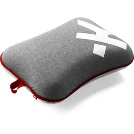 SKROSS Reisekissen Travel Pillow Dark Grey, Memory-Schaumstoff mit waschbarem Bezug grau