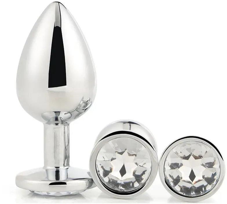 Dream Toys Gleaming Love Silver Plug Set Analplug-Set Silver Plug Set