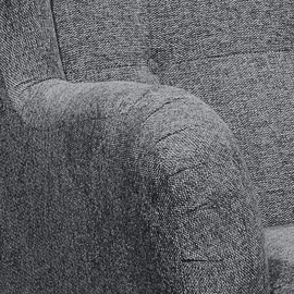 Die Möbelfundgrube Oskar Webstoff 78 x 102 x 98 cm anthrazit