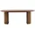 venture home Ovaler Esstisch 90 x 75 x 200 cm braun
