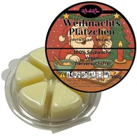 WonderWax Duftwachs WonderWax® Duftwachs Weihnachten 6 Ecken, (Weihnachtsplätzchen), Duftrichtung: Weihnachtspudding