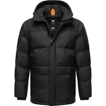 Ragwear Steppjacke »Steppjacke Mikkesh«, mit Kapuze Sportliche Herren Winterjacke mit Kapuze, schwarz