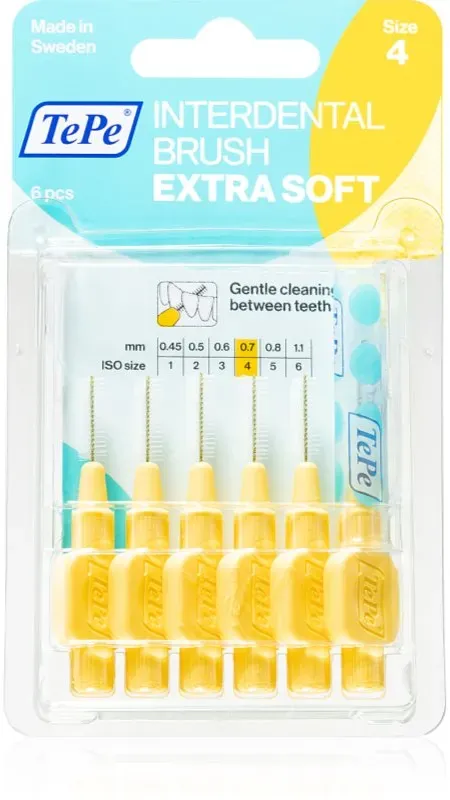 TePe Interdental Brush Extra Soft Interdentalzahnbürste 0,7 mm 6 St.
