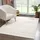 Carpet City Hochflor-Teppich, Creme, - 160x230 cm - Rauten Hochtief-Muster, 3D-Effekt - Bettvorleger Schlafzimmer Teppiche Boho, Skandi