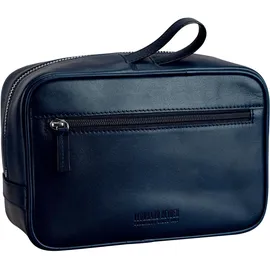 LEONHARD HEYDEN Montreal Kulturbeutel Leder 25 cm blau