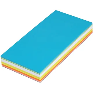 Maul Moderationskarten Rechteck 95x205mm sortiert VE=120 Stück)