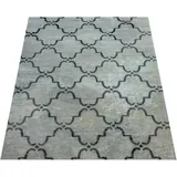 Paco Home - In- & Outdoor Teppich Modern Vintage Design Terrassen Teppich Grau 120x170 Cm