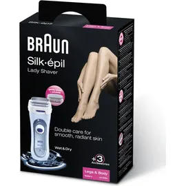 Braun Silk-épil LS 5160 weiß/blau