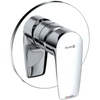 Kludi PURE&SOLID Unterputz-Brause-Einhandmischer, Wandmontage, 28 l/min, Chrom, 347550575